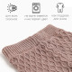 Брюки детские вязаные MINAKU: Knitwear collection, рост 80-86 см, кофейные
