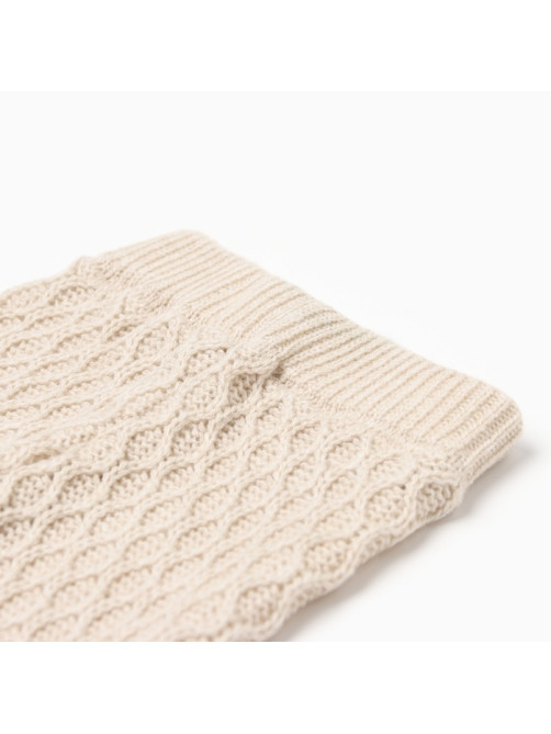 Брюки детские вязаные MINAKU: Knitwear collection, рост 74-80 см, бежевые