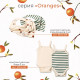Штанишки «Крошка Я» Oranges, рост 92-98 см, молочные