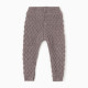 Брюки детские вязаные MINAKU: Knitwear collection, рост 68-74 см, кофейные