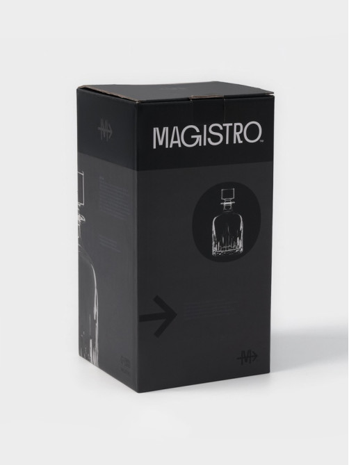 Штоф Magistro «Флик», 1 л, 12×22.5 см, стекло, прозрачный