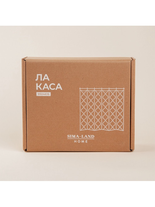 Штора для ванной двойная «Ла Каса», с люверсами, 200×200 см, полиэстер, полиэтилен, белая
