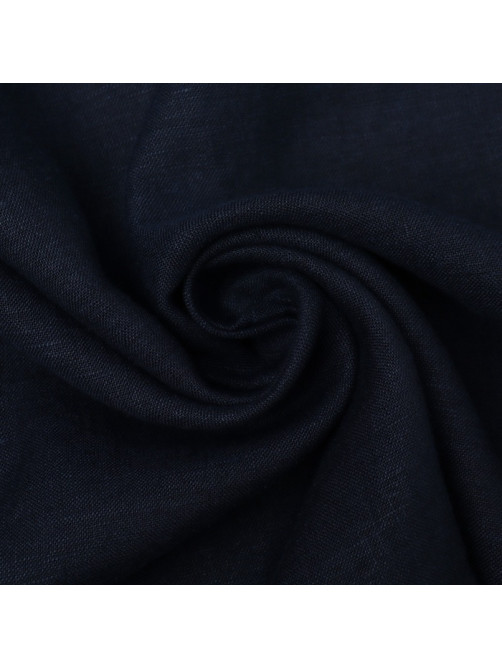 Шторы для кухни с завязками «Этель» Linen collection, 145×180 см - 2 шт., 100% лён, 170 г/м²