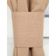 Шторы для кухни «Этель» ECO, 136×180 см - 2 шт., подхваты - 2 шт., 190 г/м², бежевые