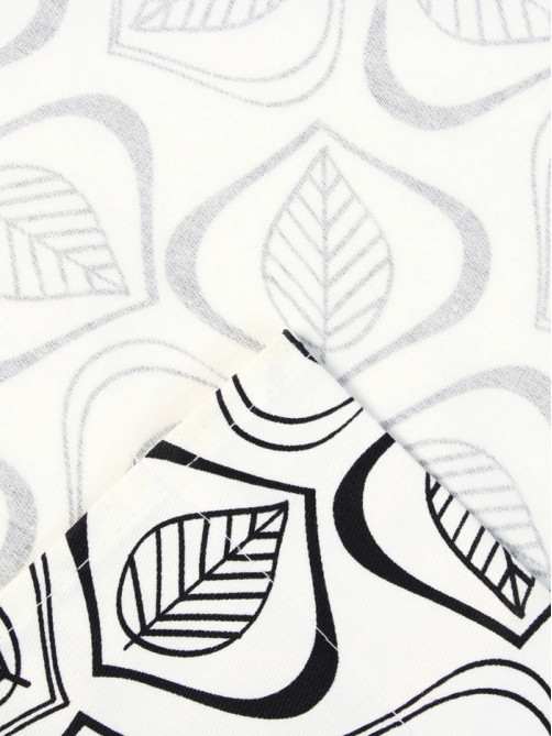 Шторы для кухни «Этель» Leaves, 149×180 см - 2 шт., подхваты - 2 шт., 100% хлопок