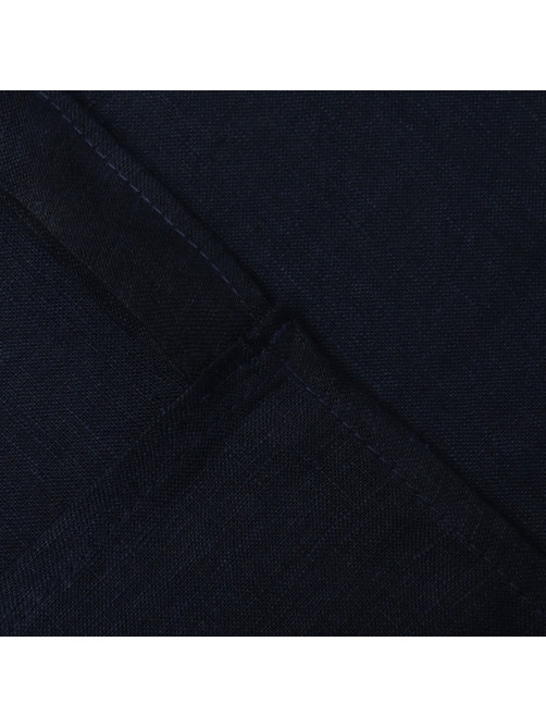 Шторы для кухни с завязками «Этель» Linen collection, 145×180 см - 2 шт., 100% лён, 170 г/м²