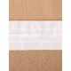 Шторы для кухни «Этель» ECO, 136×180 см - 2 шт., подхваты - 2 шт., 190 г/м², бежевые