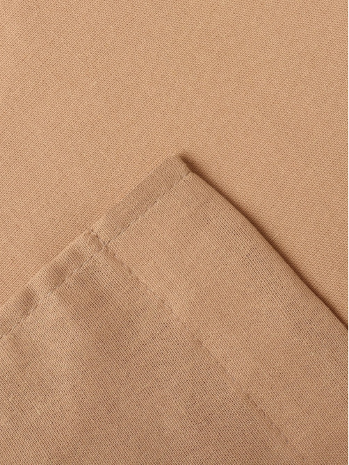Шторы для кухни «Этель» ECO, 136×180 см - 2 шт., подхваты - 2 шт., 190 г/м², бежевые