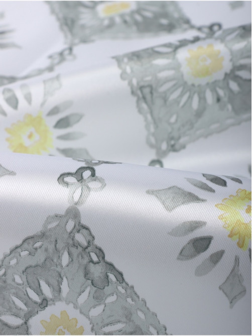 Скатерть «Доляна» Gray diamonds, 145×300 см