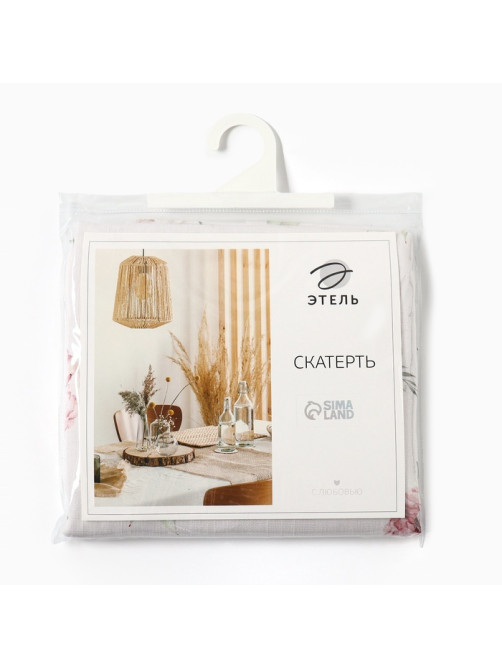 Скатерть «Этель» Bloom, 149×220 см, 100% хлопок, репс 210 г/м²