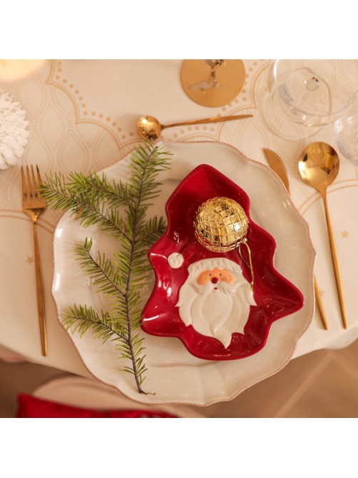 Скатерть новогодняя «Этель» Christmas wreath, d=150 см ±3 см с ВГМО, 100% хлопок, саржа 190 г/м²
