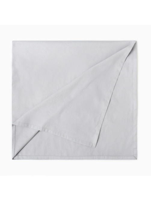 Скатерть «Этель» Home, 146×220 см, 100% хлопок, саржа 190 г/м², светло-серая