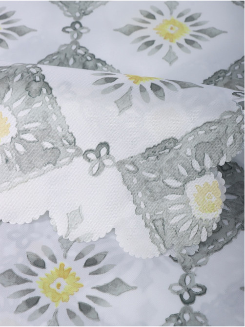 Скатерть «Доляна» Gray diamonds, 145×180 см