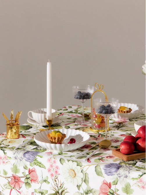 Скатерть «Этель» Organic home 146×220 см, репс 210 г/м², 100% хлопок