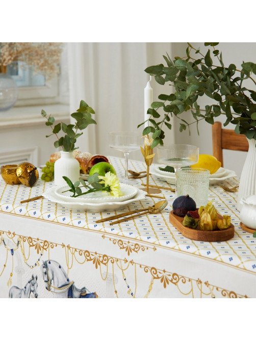 Скатерть «Этель» Classic, 150×110 см ±3 см с ВГМО, 100% хлопок, саржа 190 г/м²