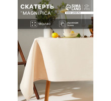 Скатерть «Этель» Magnifica, 180×140 см, лён 100%, 180 г/м²