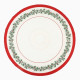 Скатерть новогодняя «Этель» Christmas wreath, d=150 см ±3 см с ВГМО, 100% хлопок, саржа 190 г/м²