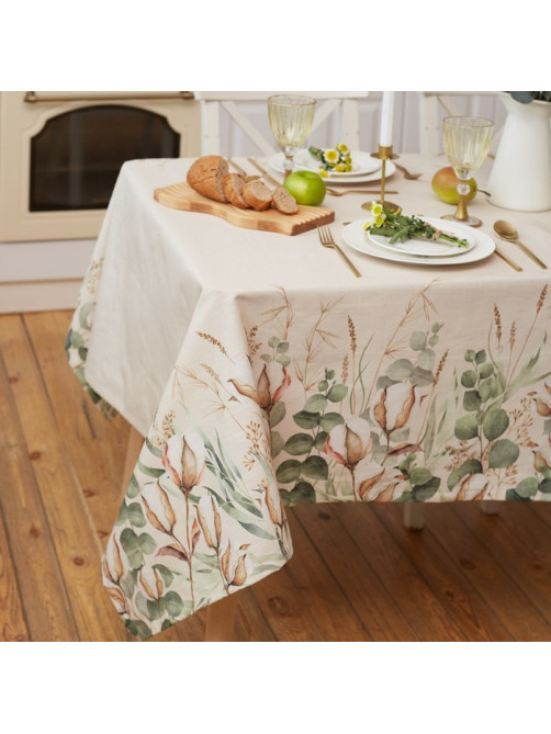Скатерть «Этель» Cotton, 149×180 см, 100% хлопок, репс 210 г/м²