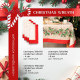 Скатерть новогодняя «Этель» Christmas wreath, d=150 см ±3 см с ВГМО, 100% хлопок, саржа 190 г/м²