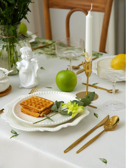 Скатерть «Этель» Family picnic, 150×110 см ±3 см с ВГМО, 100% хлопок, саржа 190 г/м²