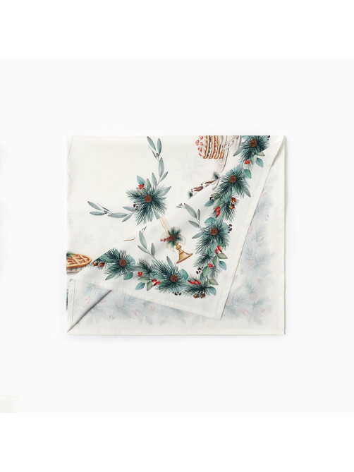 Скатерть новогодняя «Этель» New Years treat, 150×180 см ±3 см с ВГМО, 100% хлопок, саржа 190 г/м²