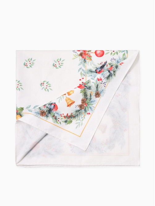 Скатерть новогодняя «Этель» Christmas bells, 150×110±2 см с ГМВО, 100% хлопок, саржа 190 г/м²