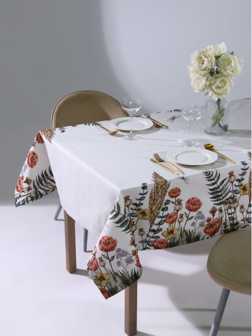 Скатерть «Этель» Kitchen collection, 149×220 см, 100% хлопок, репс 210 г/м²