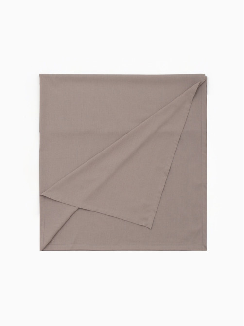 Скатерть «Этель» ECO, 136×300 см, 70% хлопок, 30% лён, 190 г/м², серая