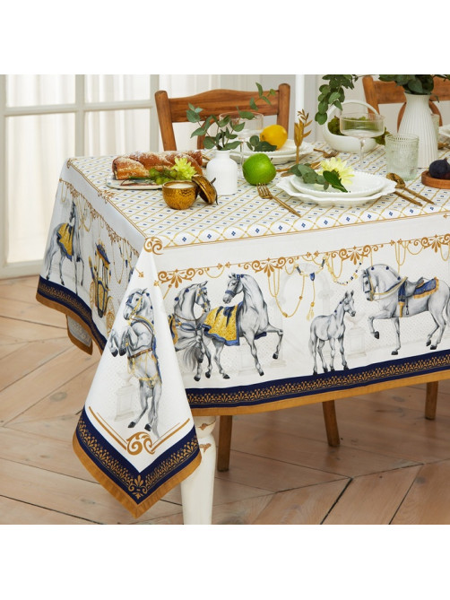 Скатерть «Этель» Classic, 150×110 см ±3 см с ВГМО, 100% хлопок, саржа 190 г/м²