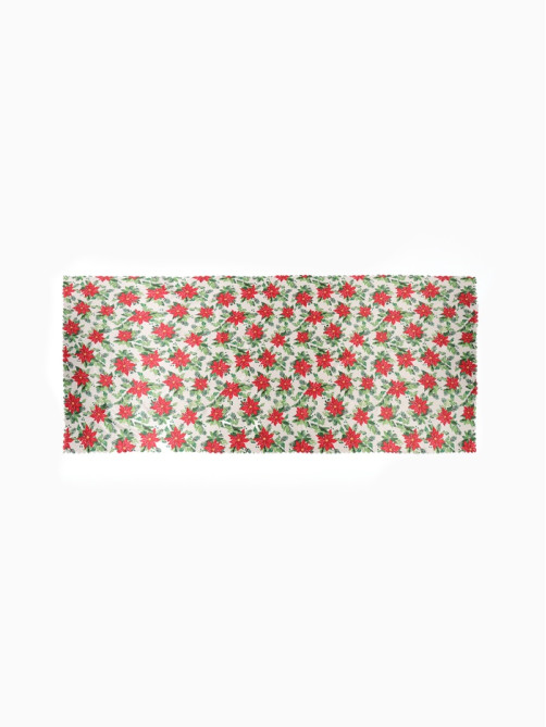 Скатерть новогодняя «Доляна» Christmas flowers, размер 145×300 см