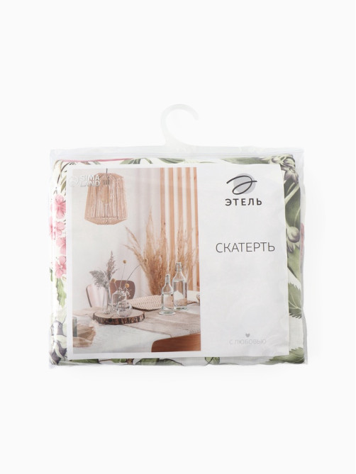 Скатерть «Этель» Organic home 146×220 см, репс 210 г/м², 100% хлопок