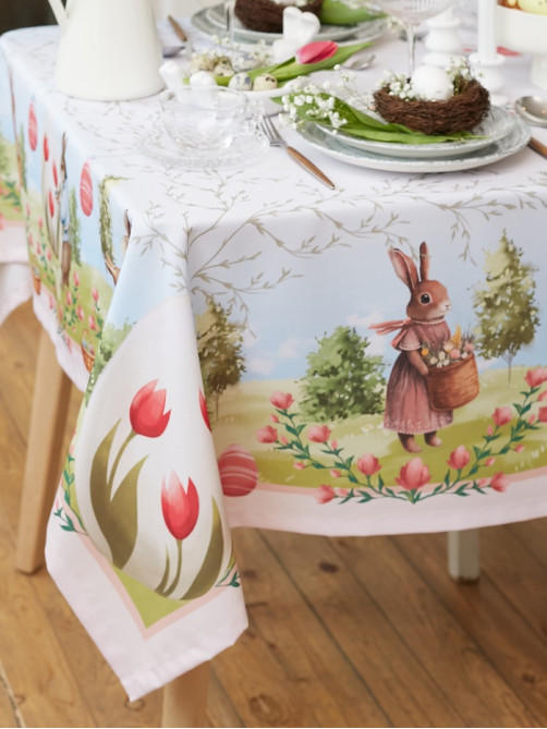 Скатерть Доляна Easter garden, 145×215±3 см