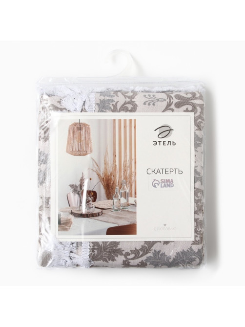 Скатерть «Этель» Classic, 110×149 см, 100% хлопок, рогожка 186 г/м²