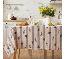 Скатерть «Этель» Leaves, 149×250 см, 100% хлопок, репс 220 г/м²