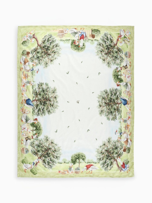 Скатерть «Этель» Family picnic, 150×110 см ±3 см с ВГМО, 100% хлопок, саржа 190 г/м²