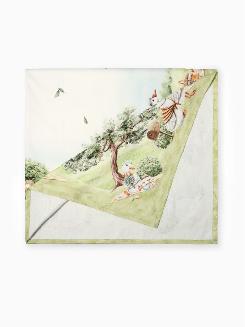 Скатерть «Этель» Family picnic, 150×220 см ±3 см с ВГМО, 100% хлопок, саржа 190 г/м²