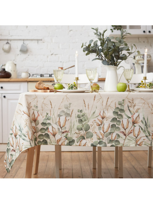 Скатерть «Этель» Cotton, 149×220 см, 100% хлопок, репс 210 г/м²