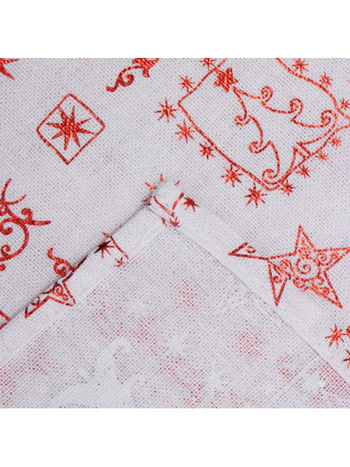 Скатерть новогодняя «Этель. Новогодняя», 140×220±5 см, 80% п/э, 20% лён, 120 г/м²