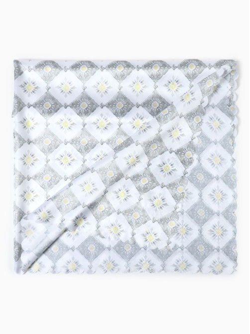 Скатерть «Доляна» Gray diamonds, 145×180 см