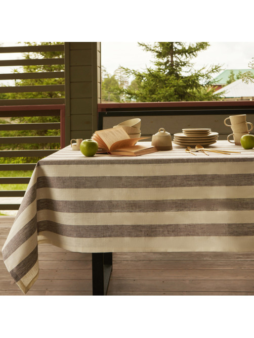 Скатерть SL HOME Strictly, 250×140 см, лён 100%, 260 г/м²