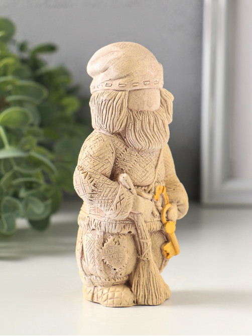 Фигурка гипс «Домовой», 13×7 см, слоновая кость