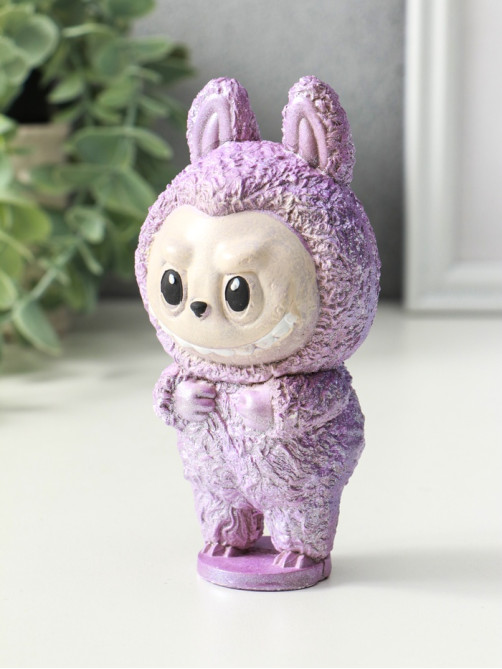 Фигурка гипс «Чудик», 13×6.5×5.5 см, сиреневый
