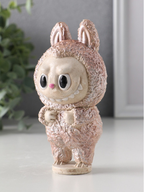 Фигурка гипс «Чудик», 13×6.5×5.5 см, бежевая