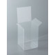 Складная прозрачная коробка из PVC, для упаковки подарков, 12×12×18 см