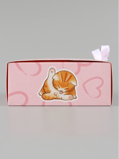 Коробка подарочная самосборная «Держи подарочек», 16.5×12×5 см, с лентой