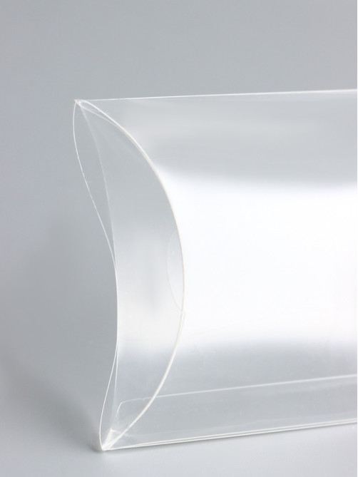 Складная прозрачная коробка из PVC, для упаковки подарков, 9×7×2.5 см