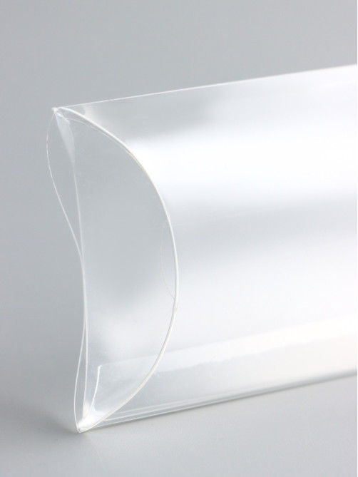 Складная прозрачная коробка из PVC, для упаковки подарков, 11×6×2.5 см