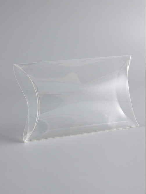 Складная прозрачная коробка из PVC, для упаковки подарков, 14×9×3 см