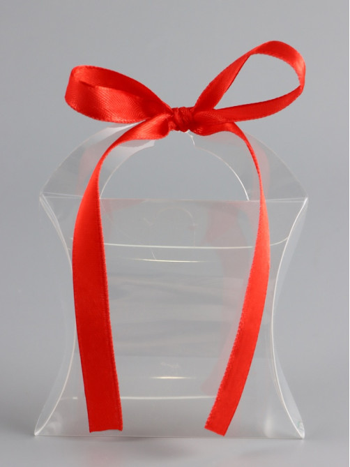 Складная прозрачная коробка из PVC, для упаковки подарков, 11×9×2 см