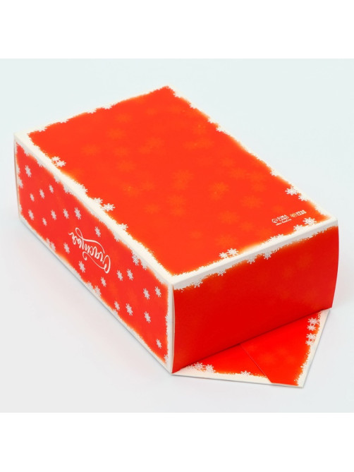 Коробка - конфета новогодняя подарочная складная «С Новым годом», 14×22×8 см